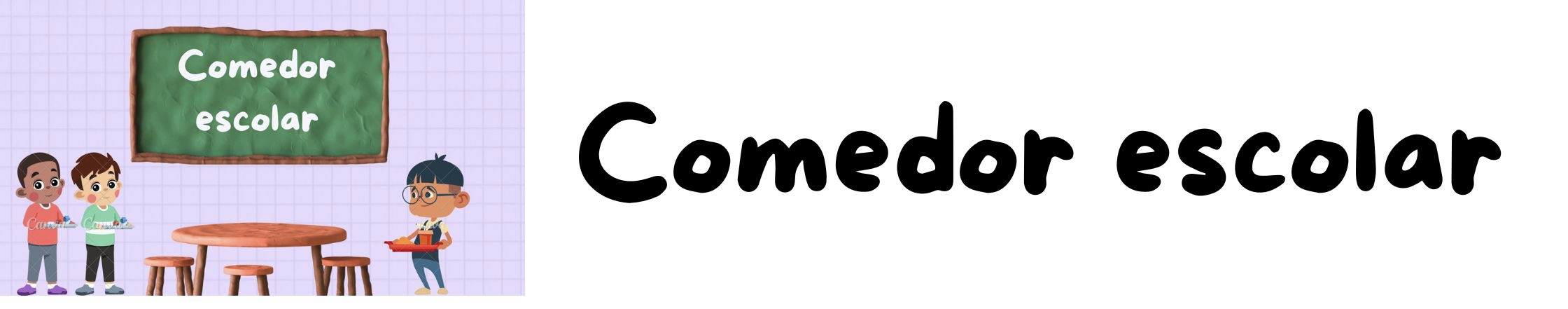 Banner comedor escolar