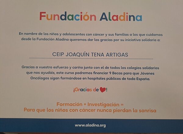 Nuestro centro es SOLIDARIO