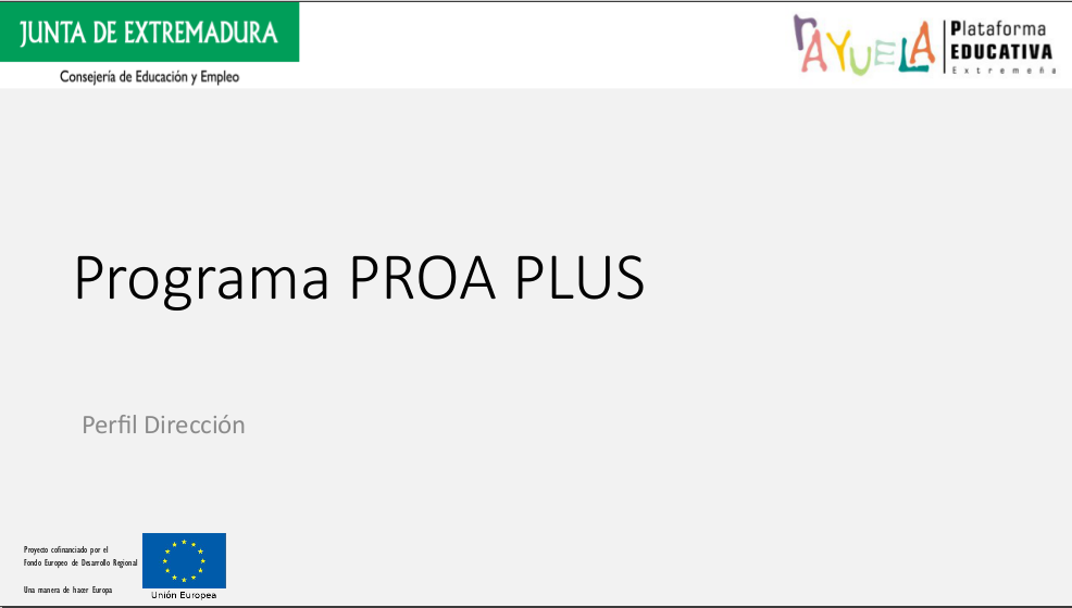 PROGRAMA PROA PLUS 2020 21