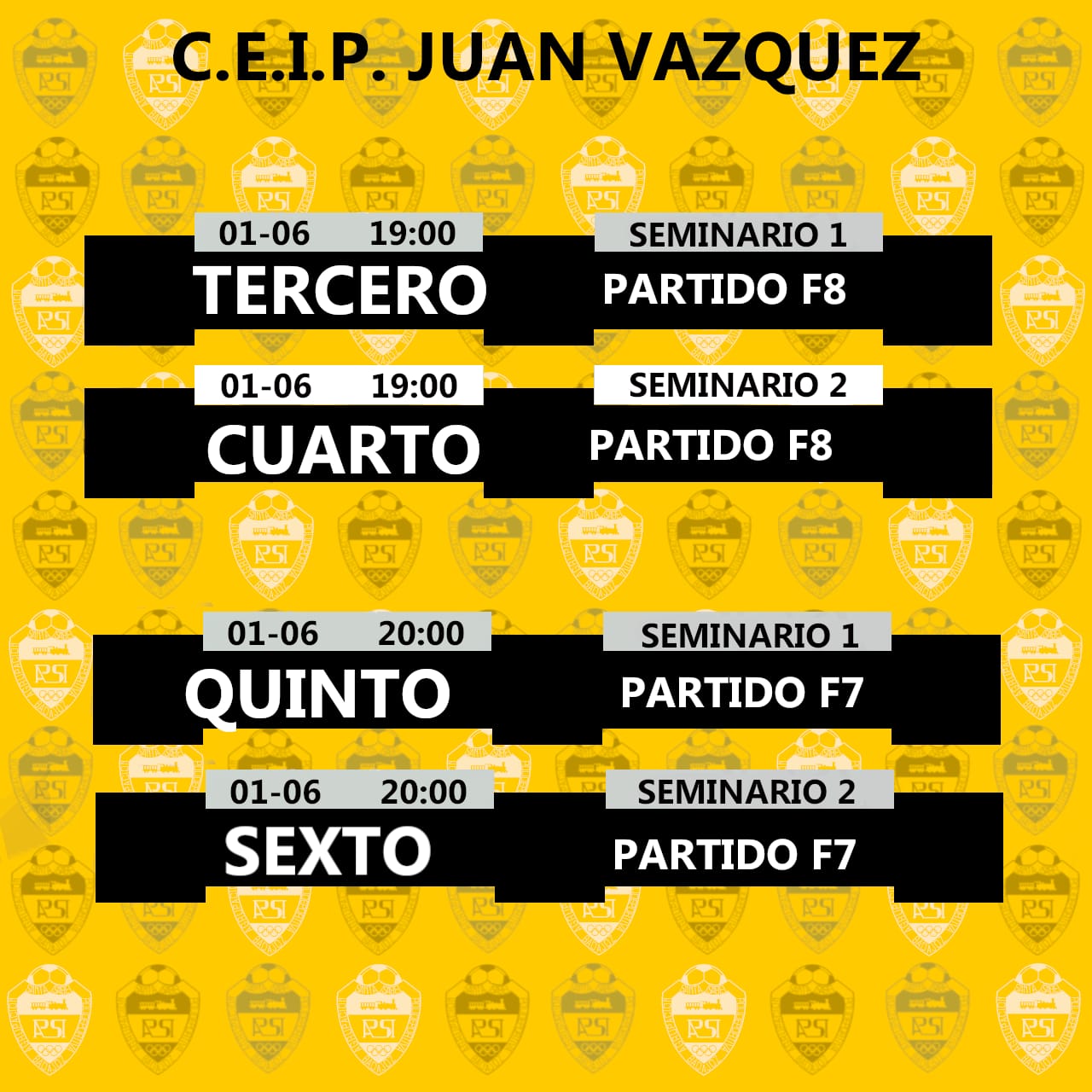 Horario Torneo Futbol 