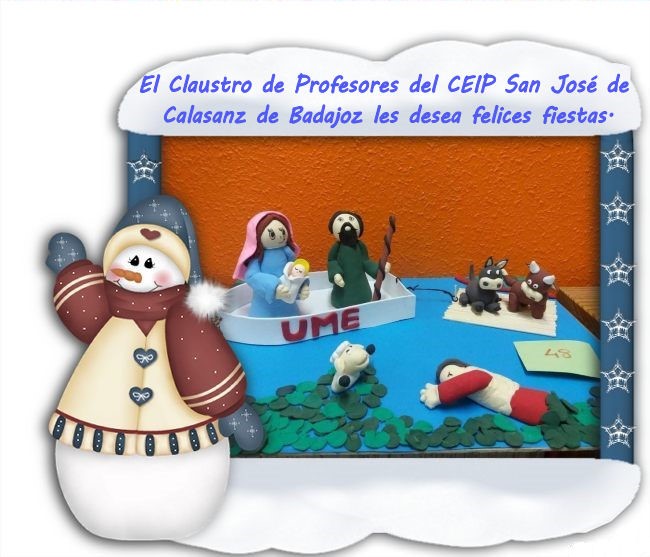Felicitación Navidad 2018 colegio San José de Calasanz 1