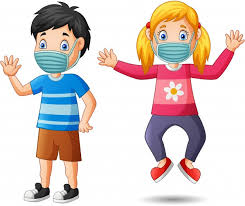 niños mascarillas