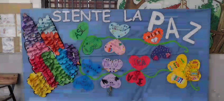 siente la paz