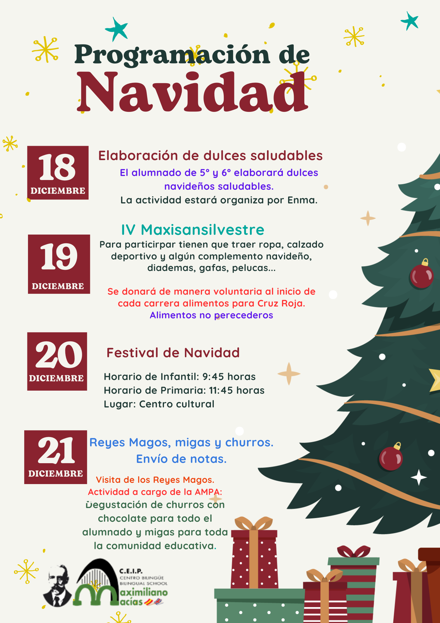 Programacion de Navidad