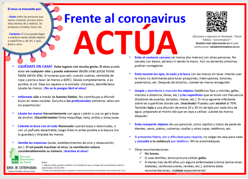 FRENTE AL CORONAVIRUS