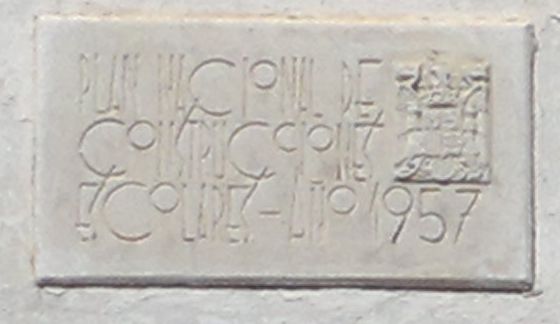 PLACA CONSTRUCCION ANTIGUO COLEGIO
