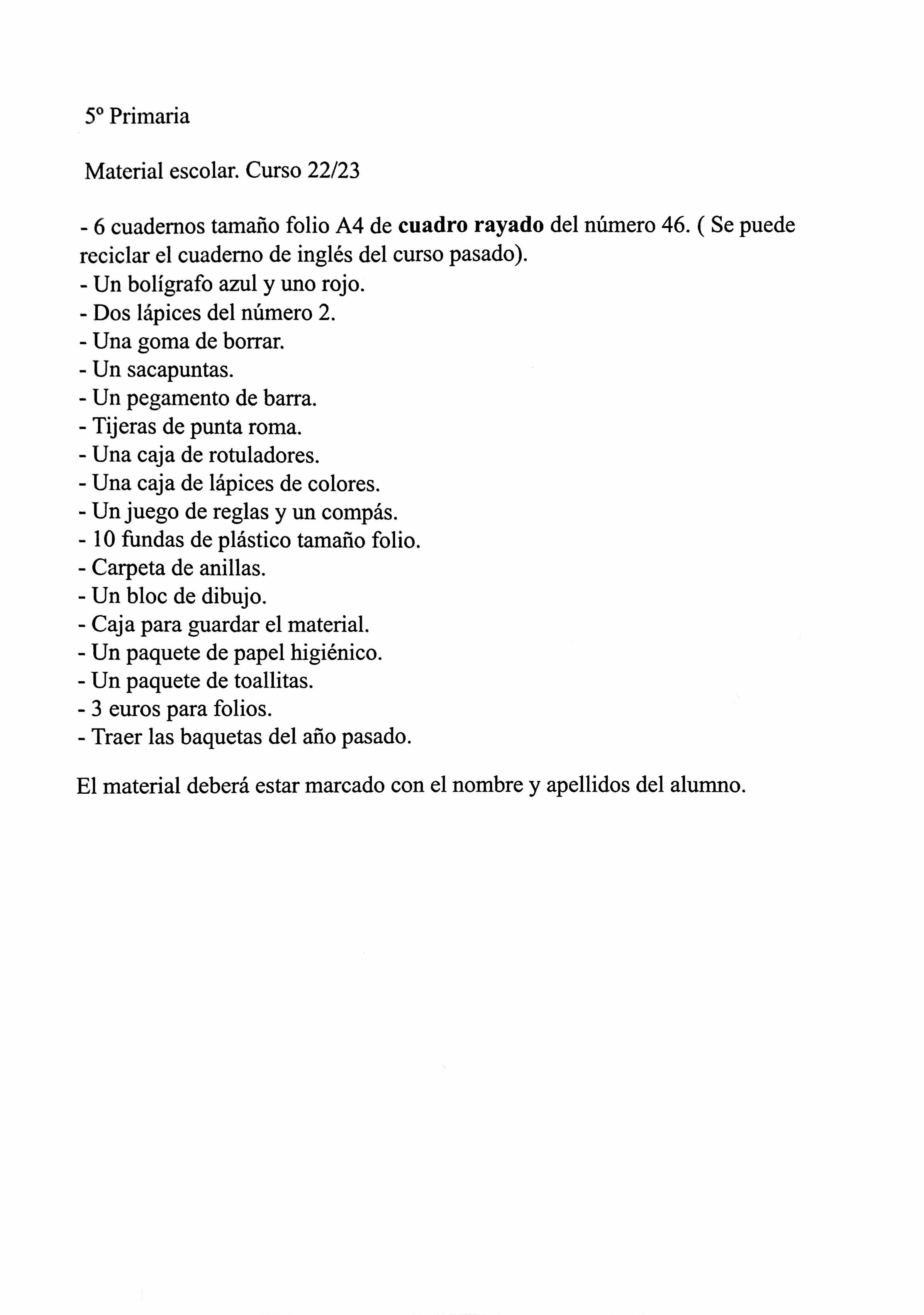 5º EP