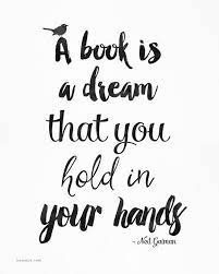 A BOOK IS A DREAM