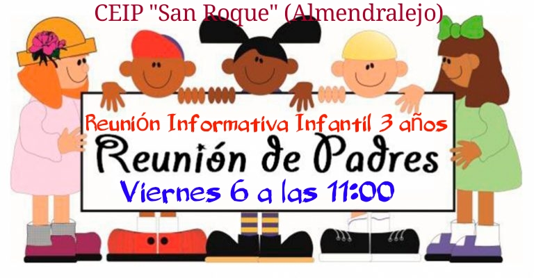 reunion infantil padres tres años