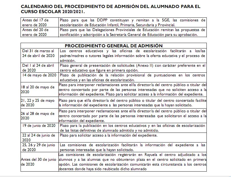 CALENDARIO PRIMARIA