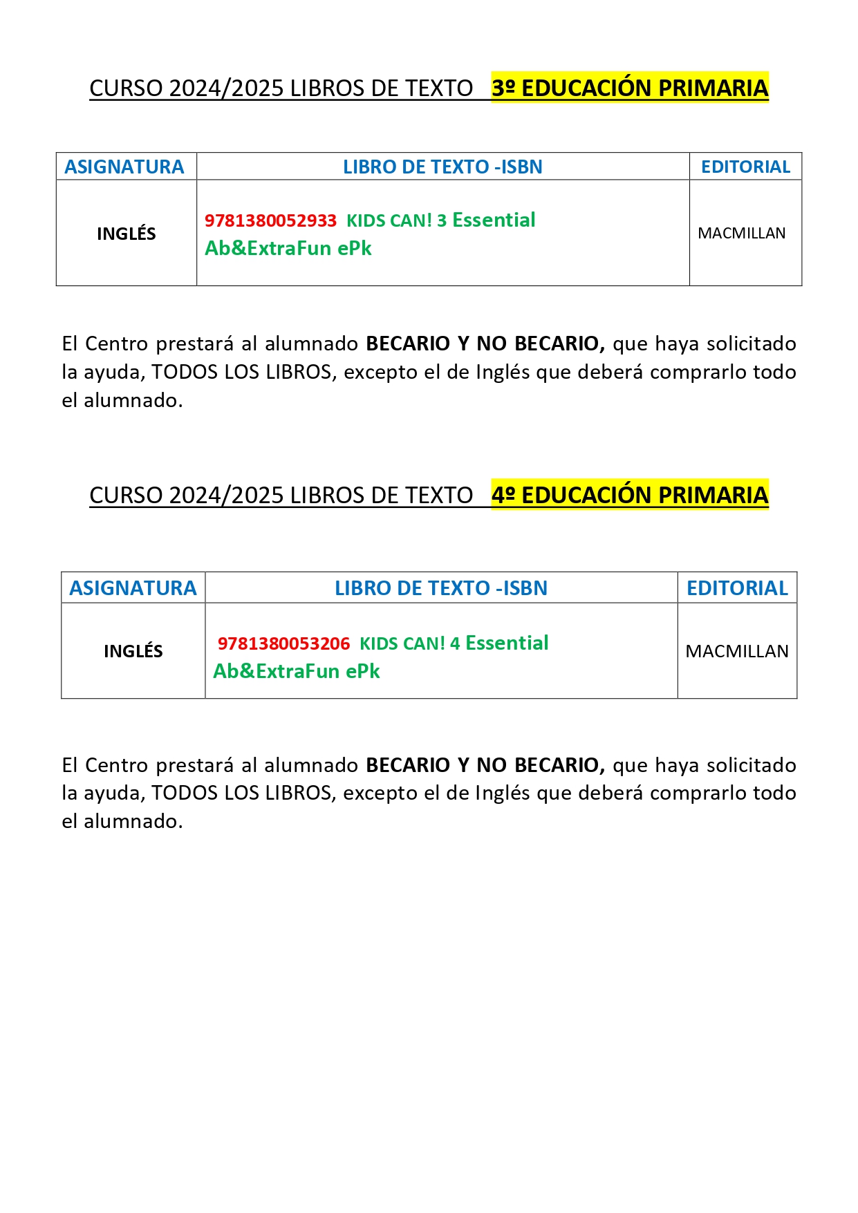LT 3º y 4º