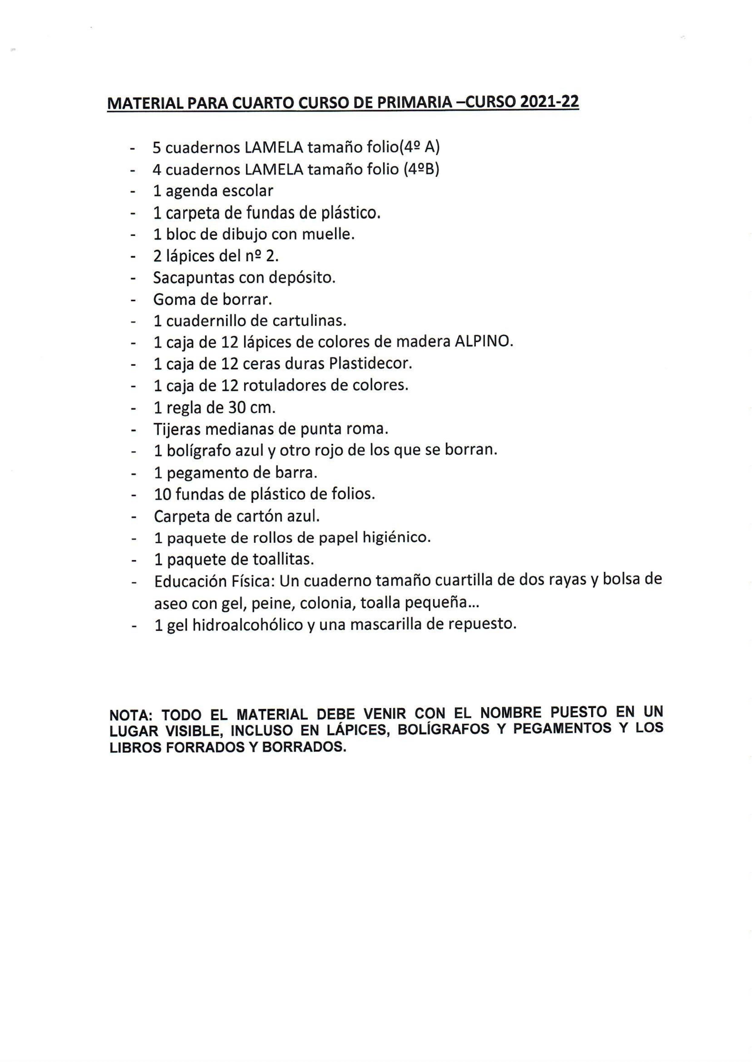 4º PRIMARIA