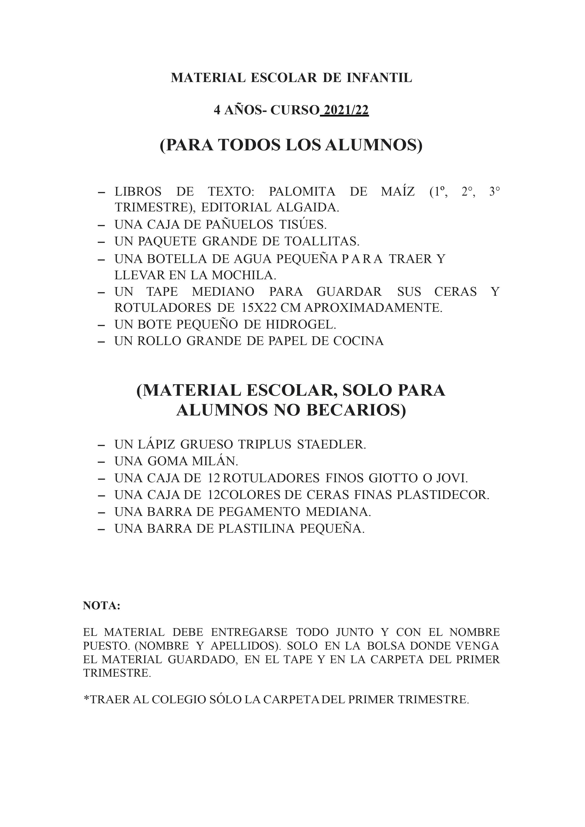MATERIAL I4 AÑOS
