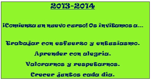 Nuevo curso