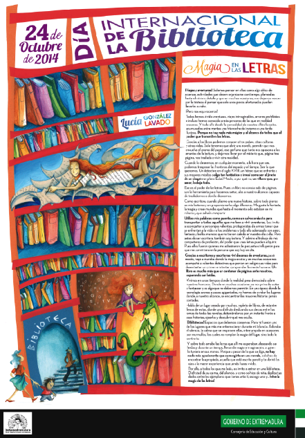 cartel dia biblioteca 2014