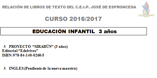 I 3 años