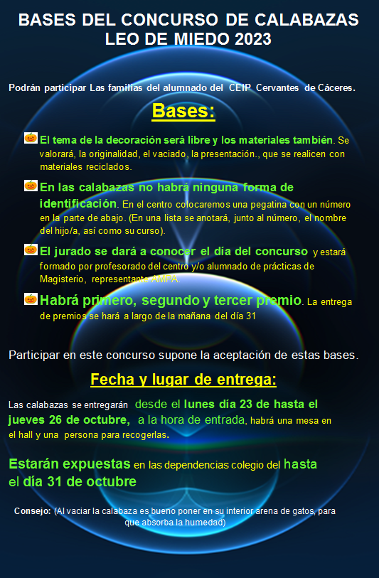 CARTEL CONCURSO DE CALABAZAS