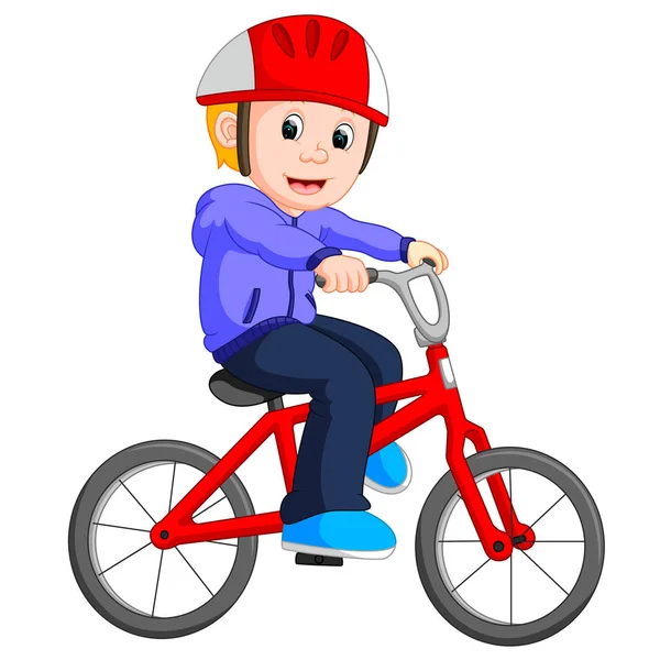 depositphotos 153301246 stock illustration boy cycling cartoon