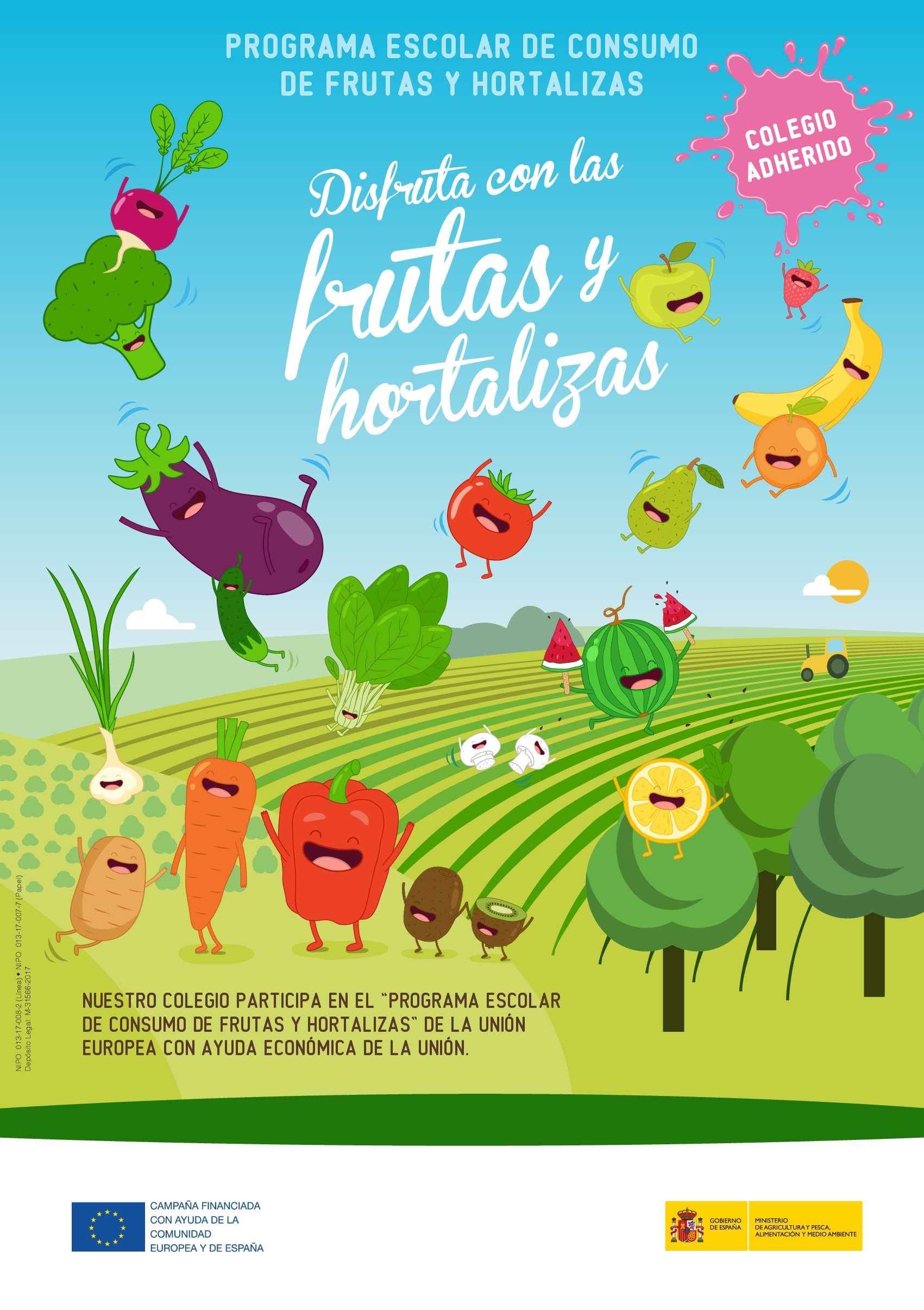 Cartel programa frutas 2018