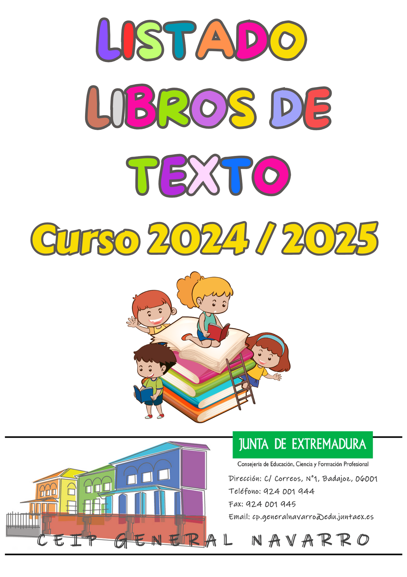 Logo Listado Libros de texto 2024 2025
