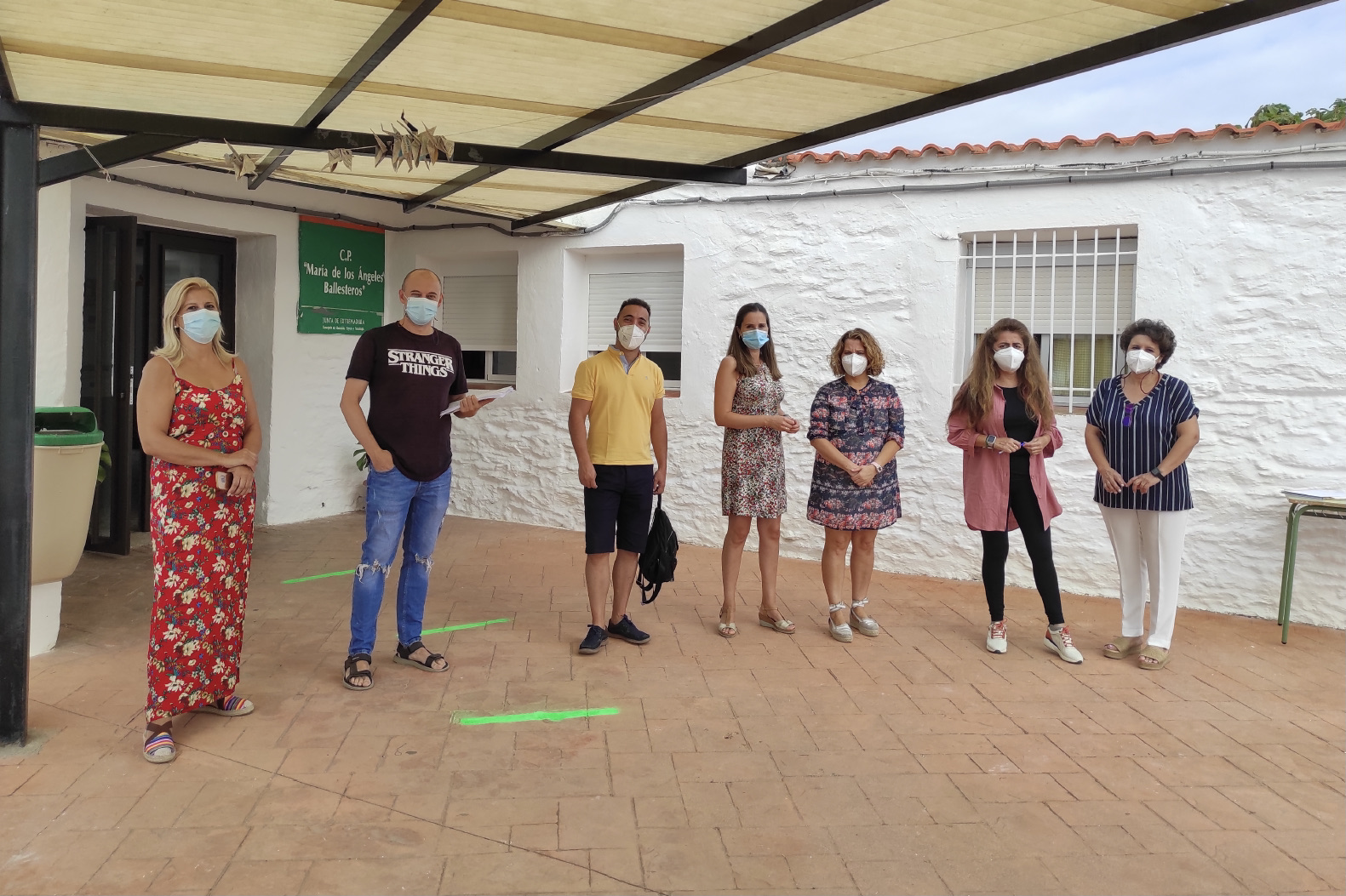 Cuerpo de maestros del CEIP Mª de los Ángeles Ballesteros.